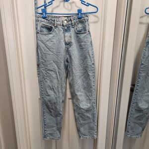 Zara high waisted straight jeans size 4